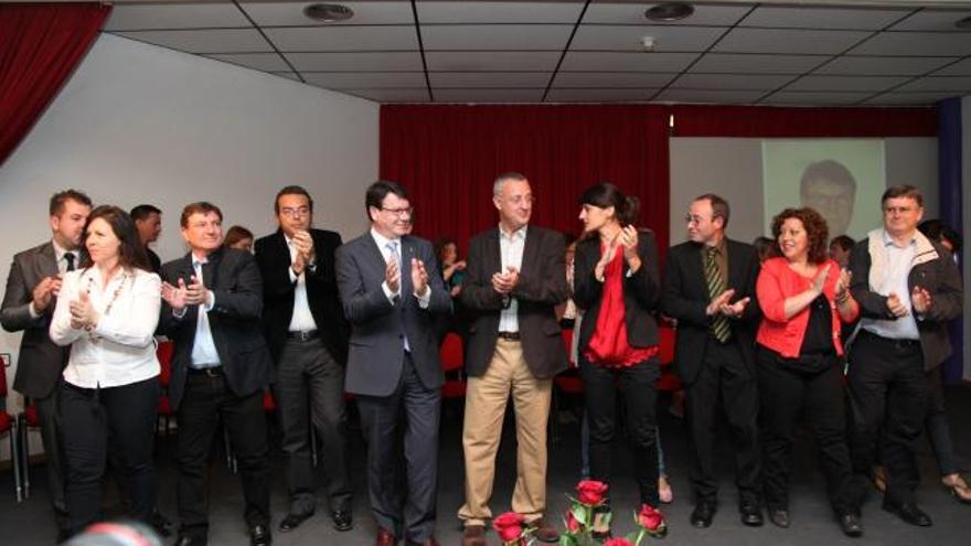 Caldera arropó la presentación de las listas del PSOE en Caravaca