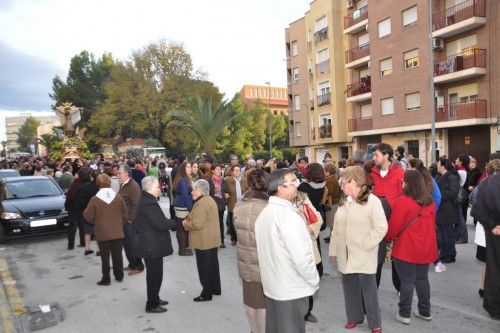 Regreso del Santo Cristo hasta su ermita desde San Jose Obrero en Cieza