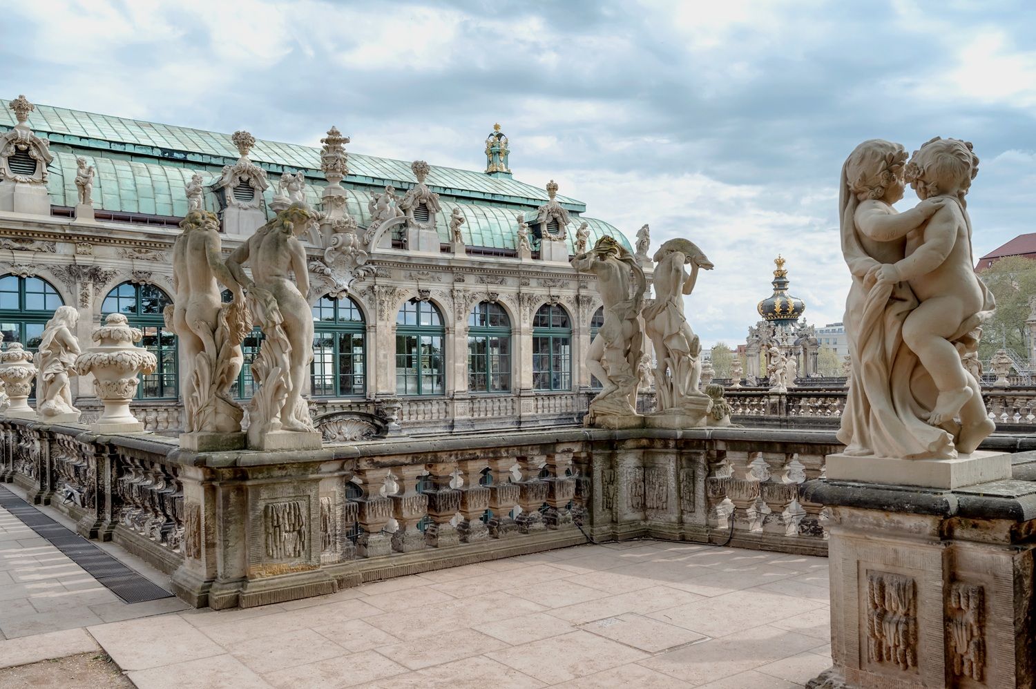 Palacio barroco Zwinger, Dresde.
