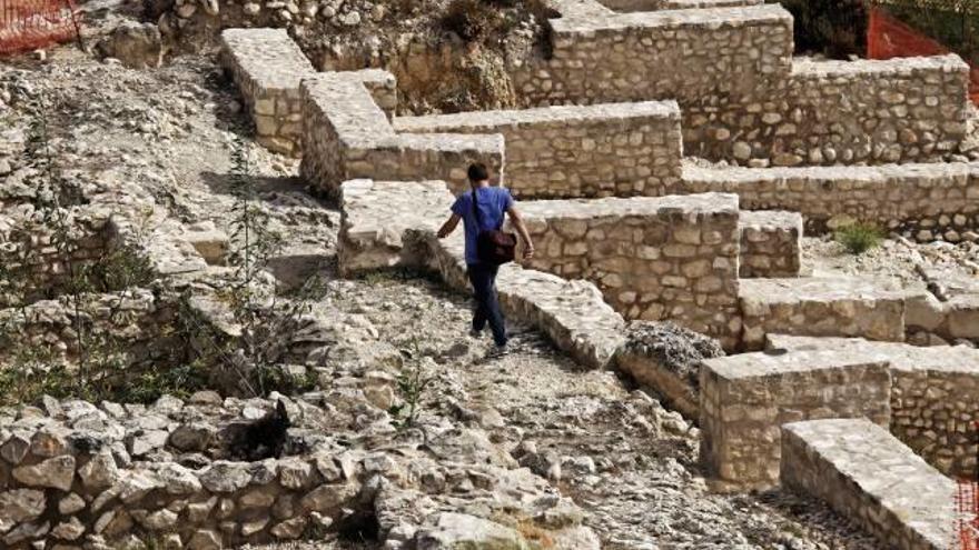 Yacimiento del Monastil, donde se hallaron las piezas.