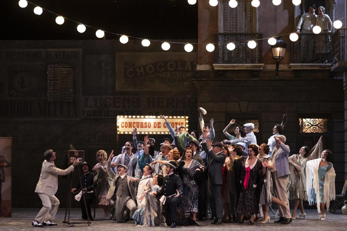 Un momento de 'La verbena de la Paloma'