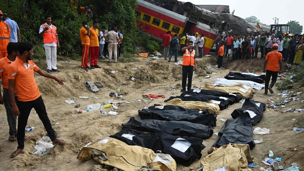 Accidente mortal de tren en la India