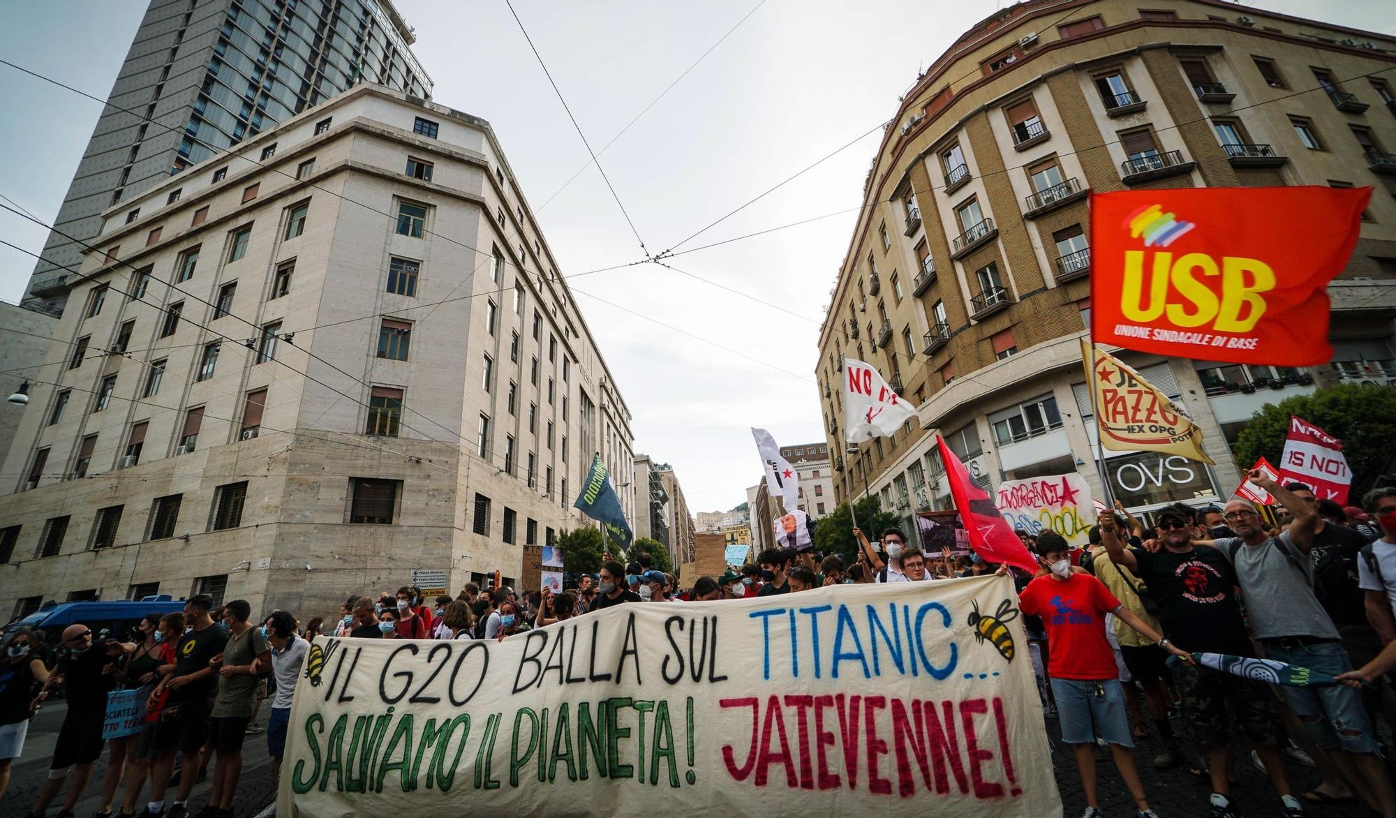 Protest against the G20 Ministerial meeting on Environment