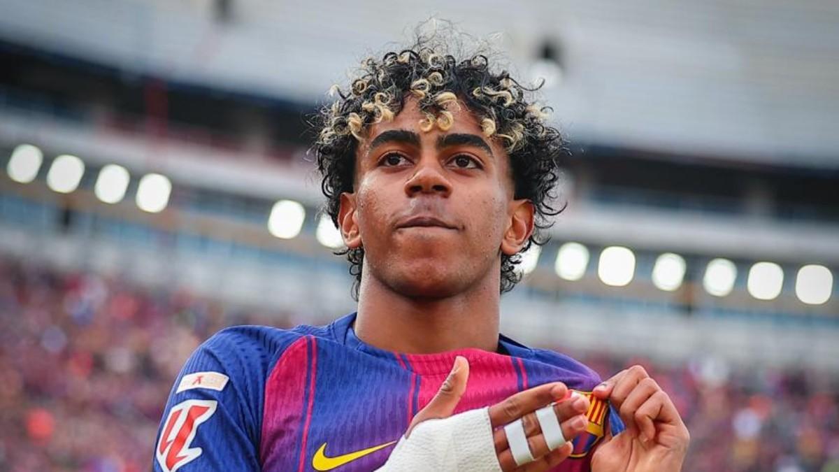 Lamine Yamal, protagonista en la Champions con el Barça