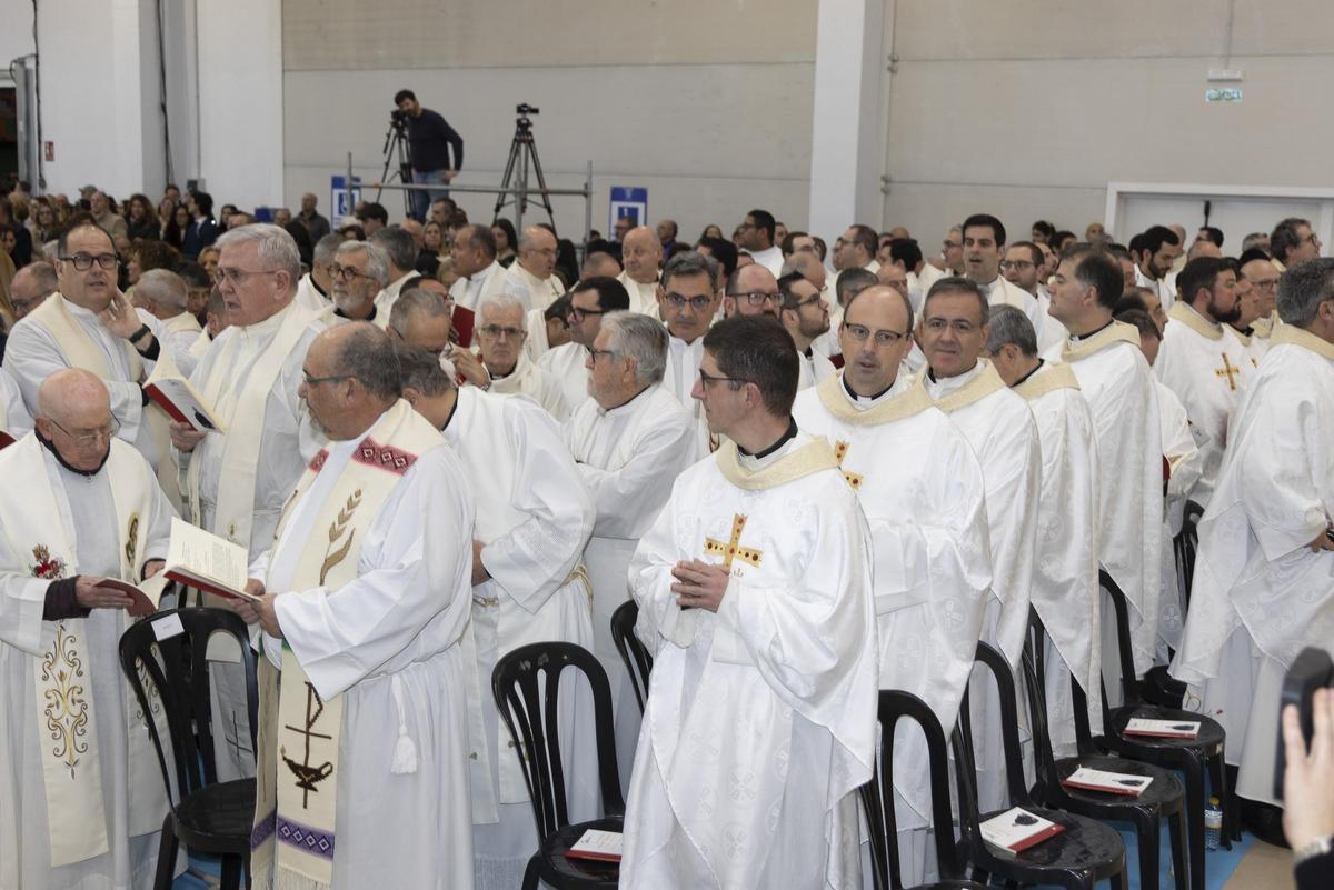 Sacerdotes murcianos entre los concelebrantes