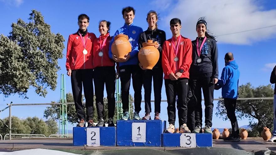 Podio general de la prueba.