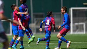 El Alevín D del Barça ha ganado su liga regular