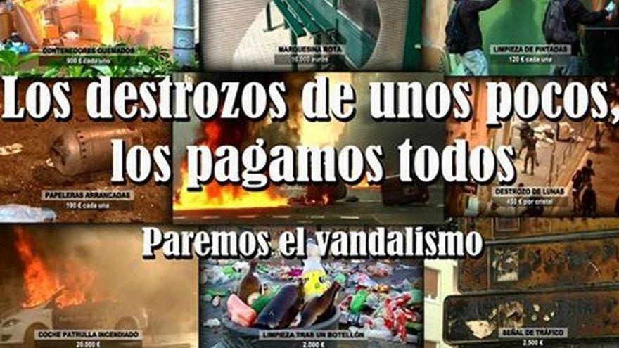 La Policía también usará las redes sociales para combatir el vandalismo