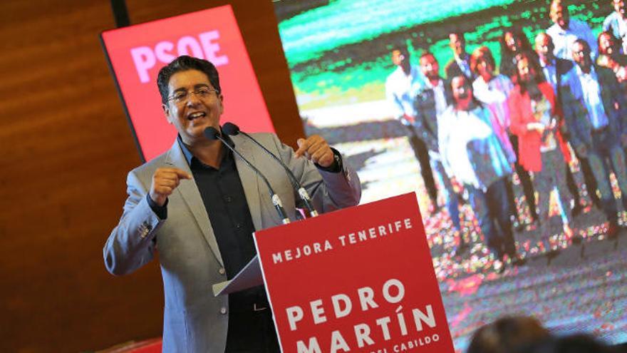 El candidato socialista Pedro Martín.