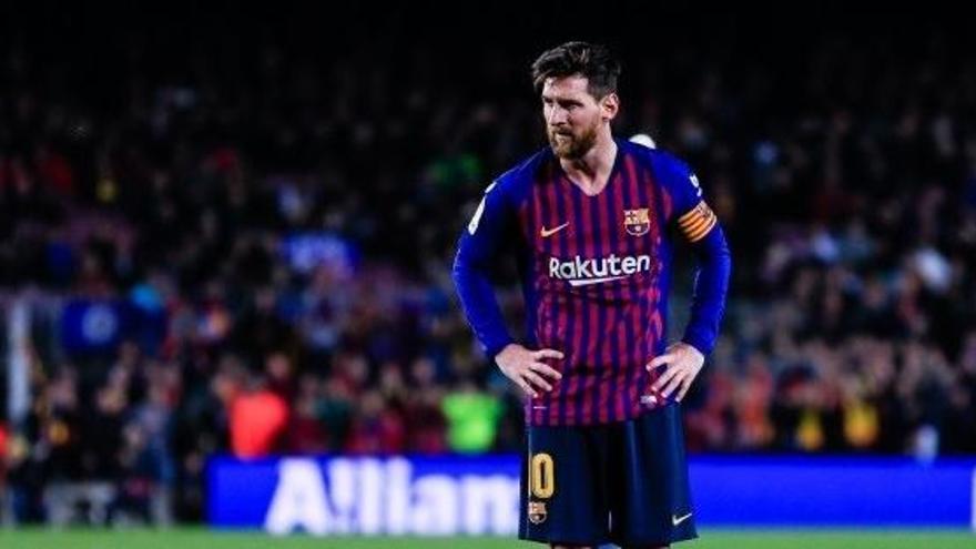 Leo Messi, durant un partit