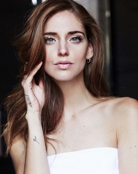 Chiara Ferragni con pestañas apelmazadas