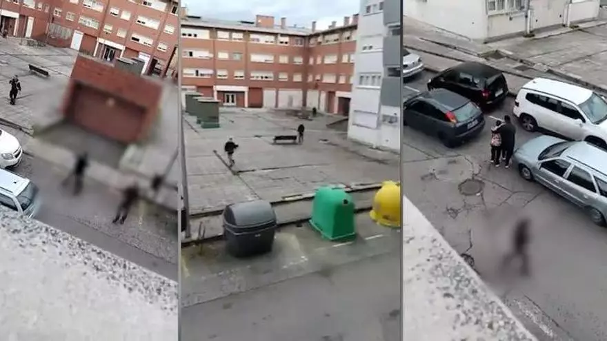 El vídeo de la brutal trifulca en la que mataron a un hombre a machetazos en La Felguera