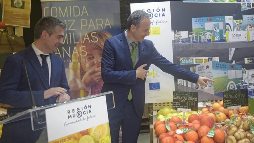 Presentación del stand de Murcia en la feria alemana de Fruit Logistica.