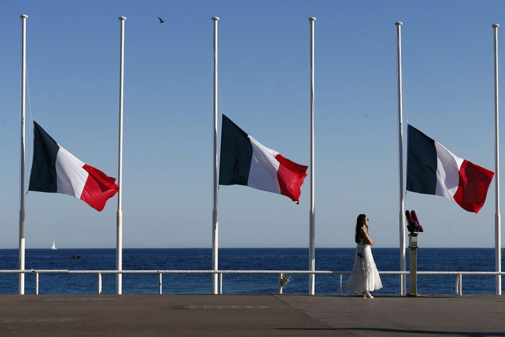 El dia després de la tragèdia a Niça