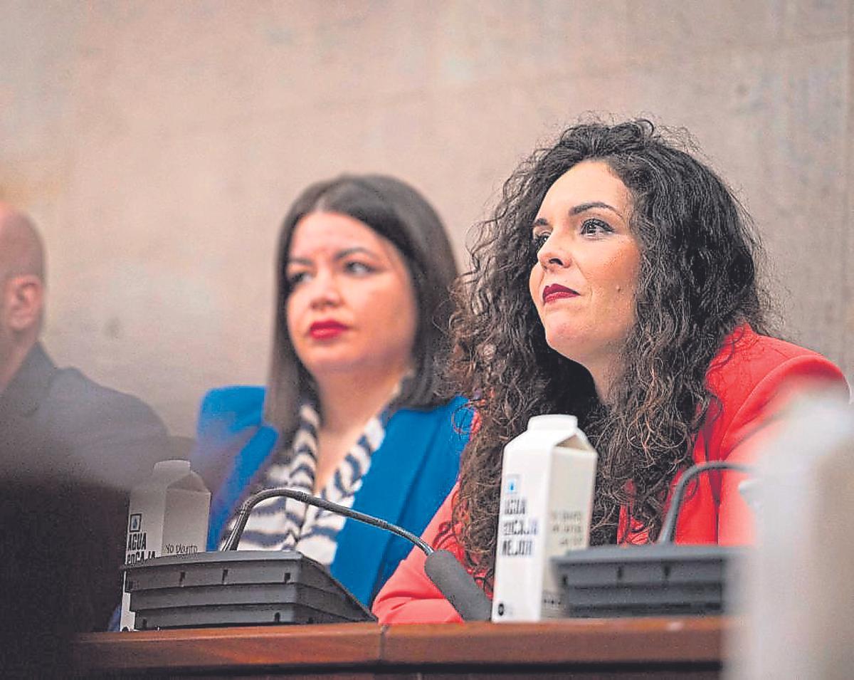 La portavoz del PSOE en Granadilla, Jennifer Miranda.