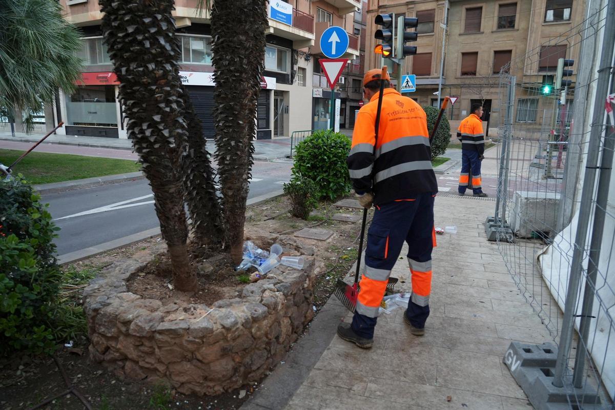 Imagen de archivo de limpieza viaria.