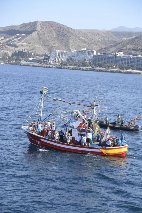 21-07-19 GRAN CANARIA. PUERTO DE ARGUINEGUIN-PUERTO DE MOGAN. MOGAN. Procesión marítima de la Virgen delCarmen desde el Puerto de en Arguineguín hasta el Puerto de Mogán.Fotos: Juan Castro  | 21/07/2019 | Fotógrafo: Juan Carlos Castro