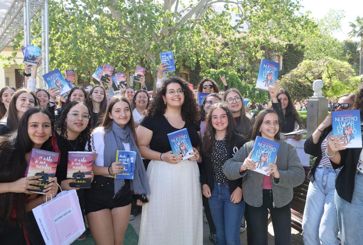 Inma Rubiales en la Fira del Llibre de València
