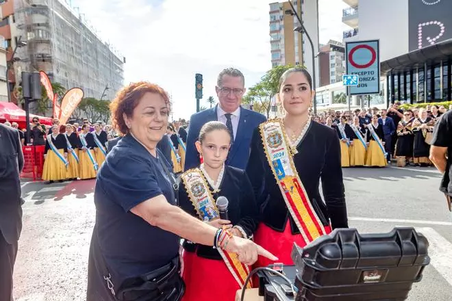 Mascletà en honor a Sant Jaume en las fiestas de Benidorm 2024