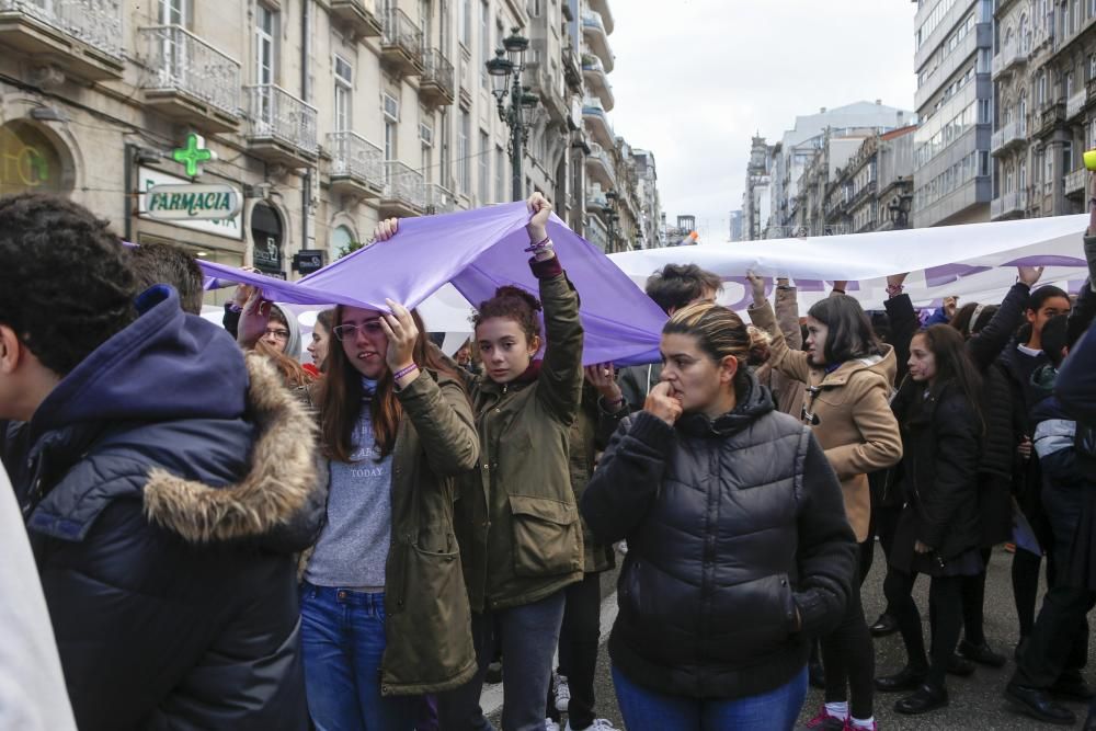 Clamor por el fin de la violencia machista en Vigo