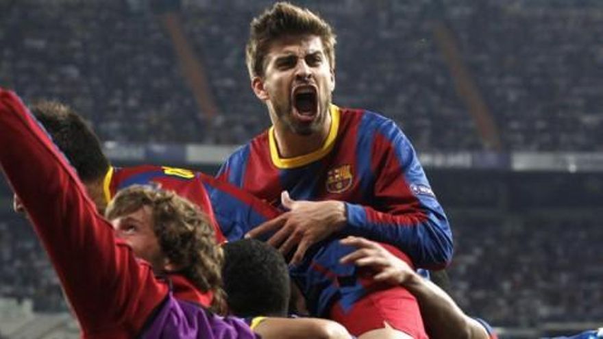 Piqué sobre Mou: "Lo mejor es estar callado"