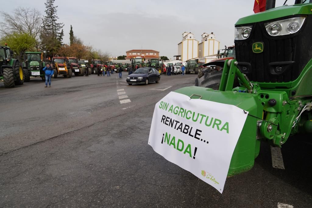 Tractorada en Los Pedroches por la crisis del campo