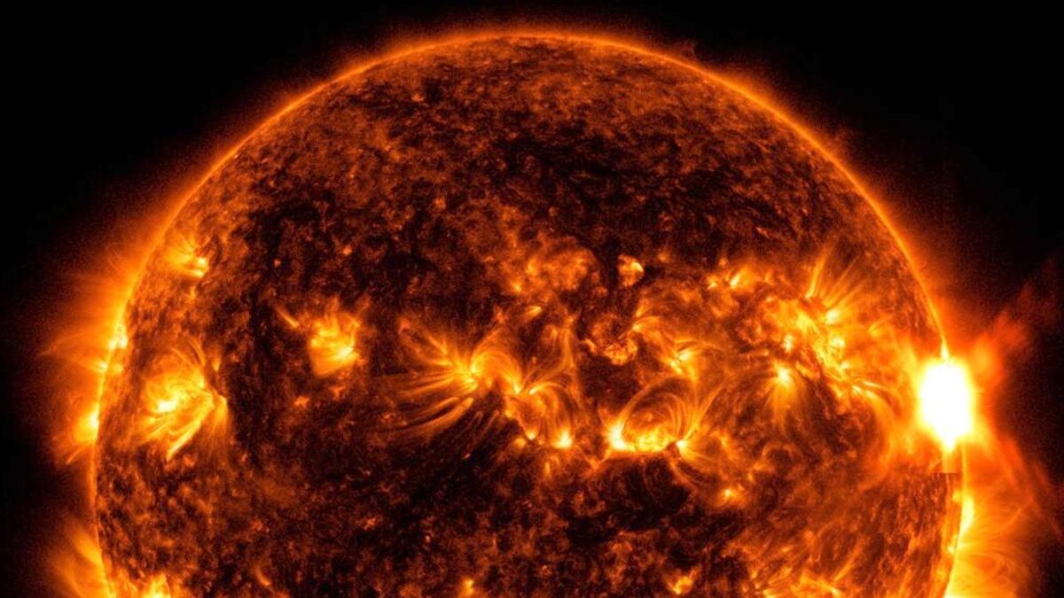 Llamaradas solares captadas el pasado 5 de agosto.