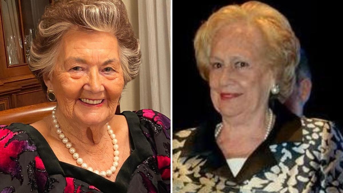 Avelina Pérez, de Muebles Vallejo y Marisa Aguinaco, de Suministros Aguinaco.