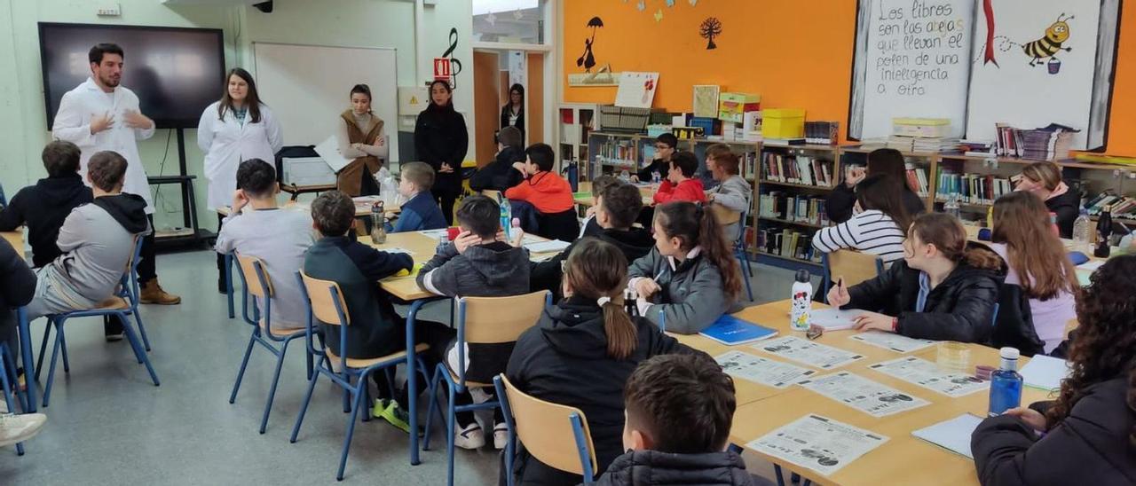 Actividades en el instituto de Nueva Carteya.