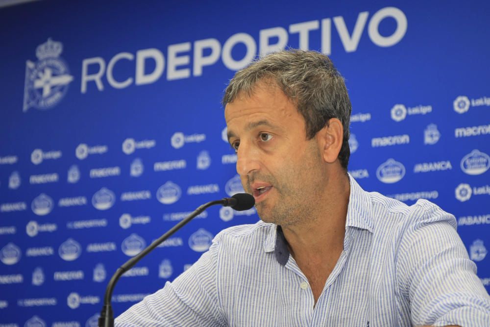 Fran y Valerón regresan al Dépor como director de cantera y entrenador del Fabril, respectivamente.