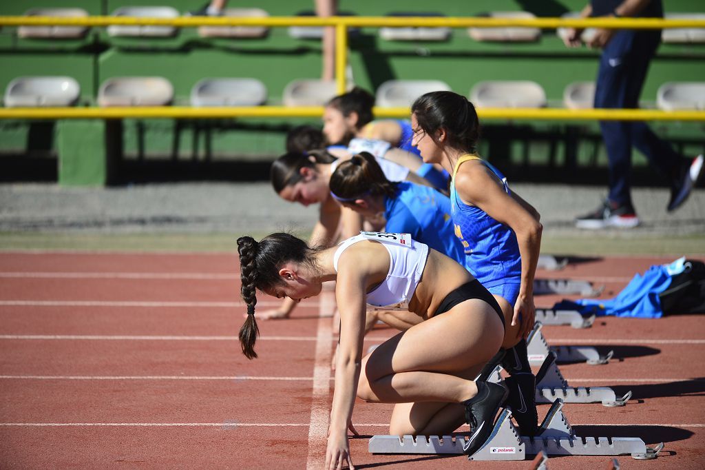 Atletismo nacional Máster sábado en la pista de Atletismo de Cartagena