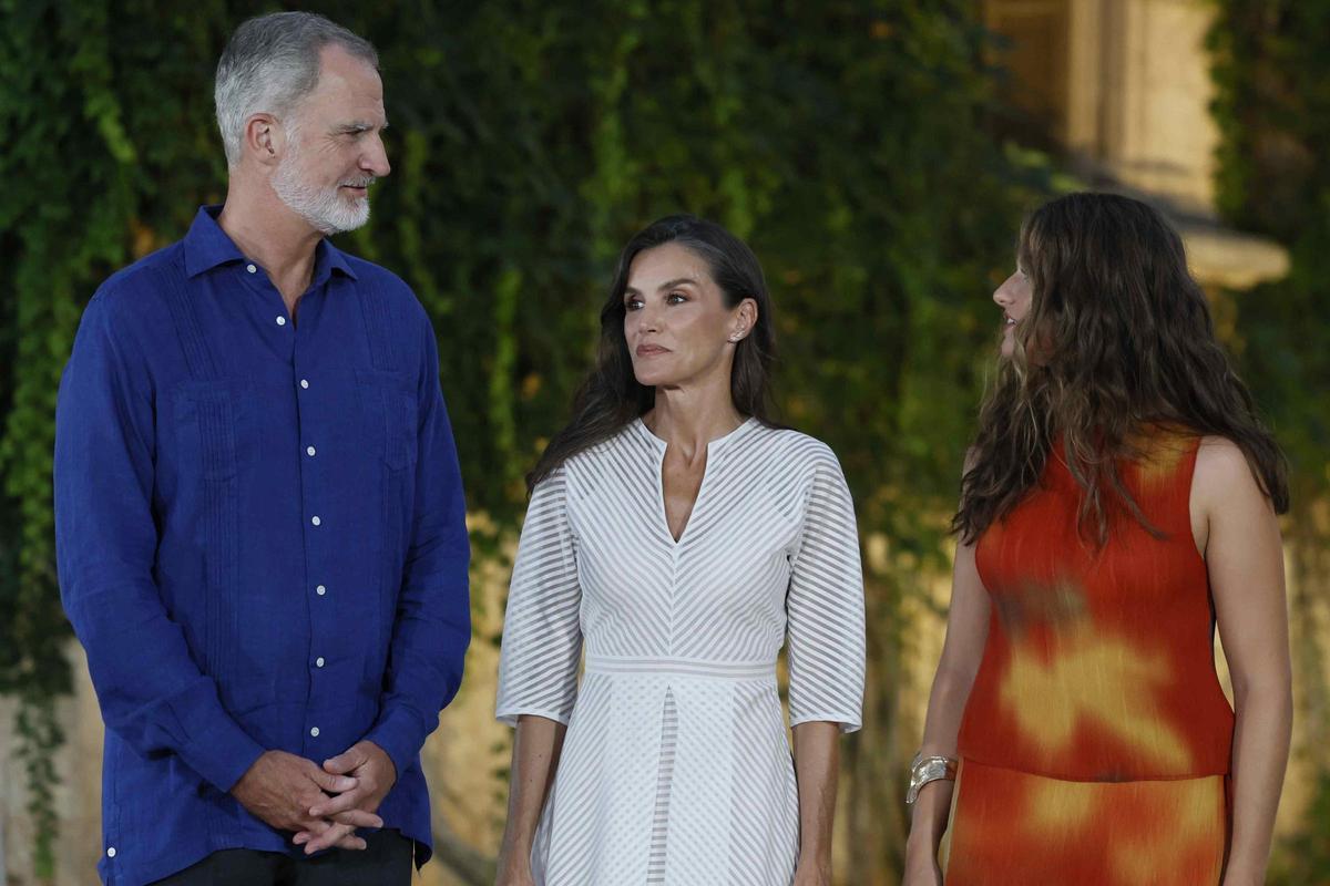 Les imatges de la recepció estival de la Família Reial a Mallorca