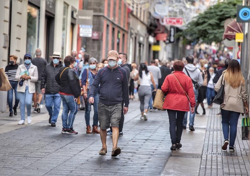 Calles de Santa Cruz de Tenerife durante la pandemia (7-dic-2020)