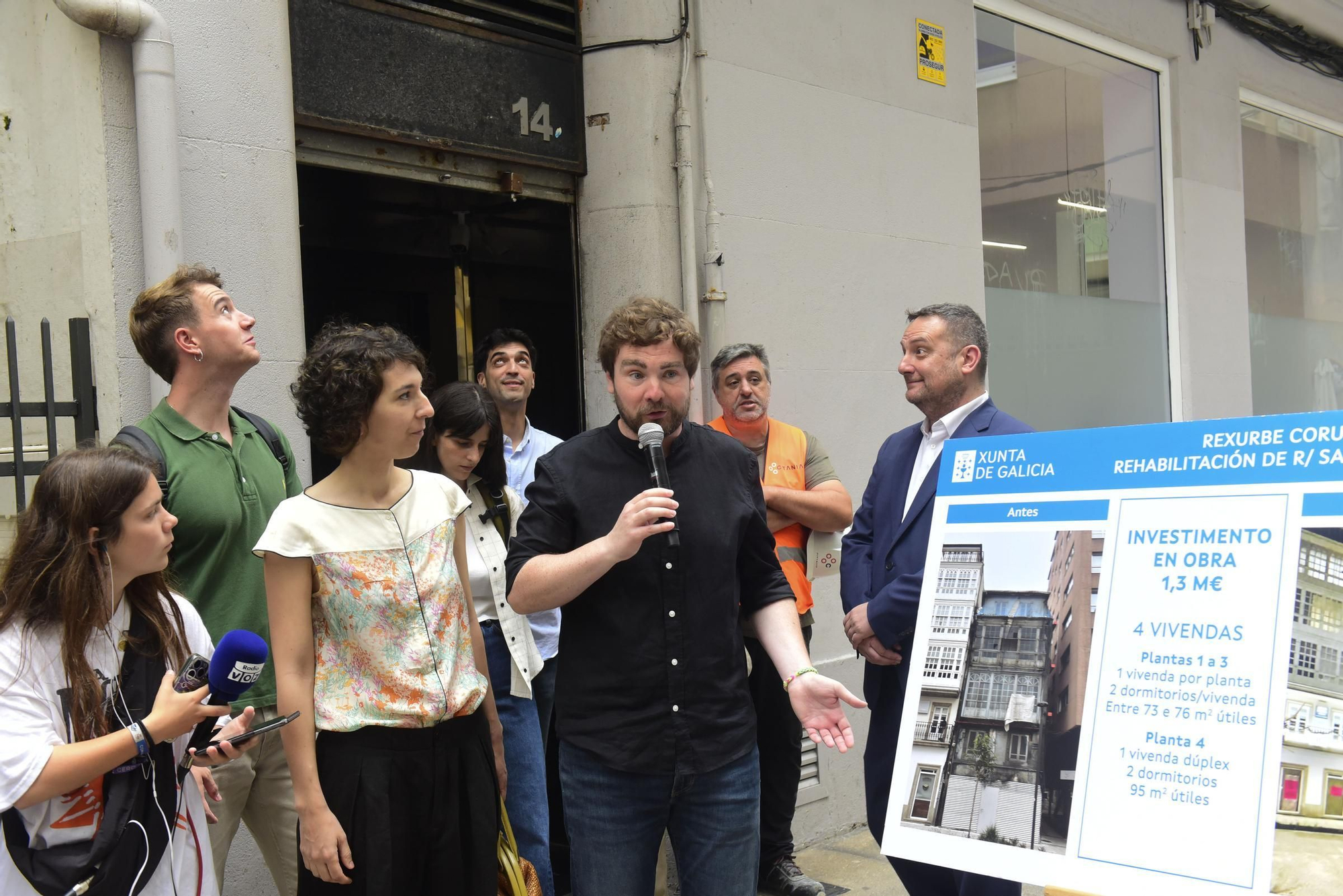 Presentación de la rehabilitación del edificio de San Andrés 88
