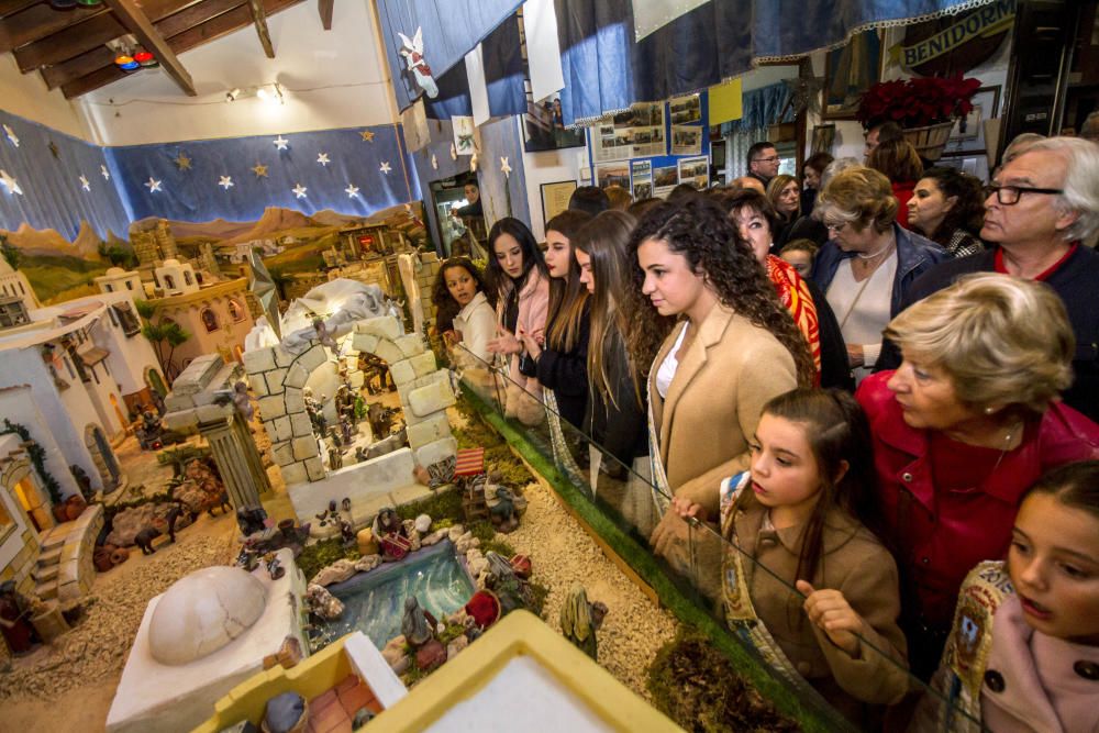 Inauguración del belén de la Barqueta de Benidorm