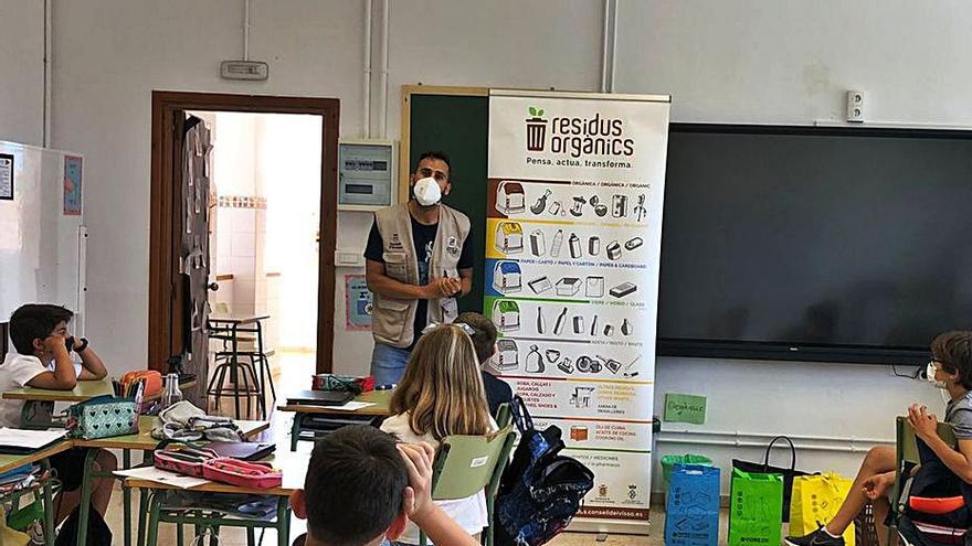 Una de las sesiones de la campaña en las aulas.