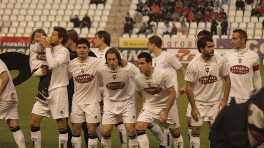 Stuani, en un onze titular de l’Albacete la temporada 2009-10