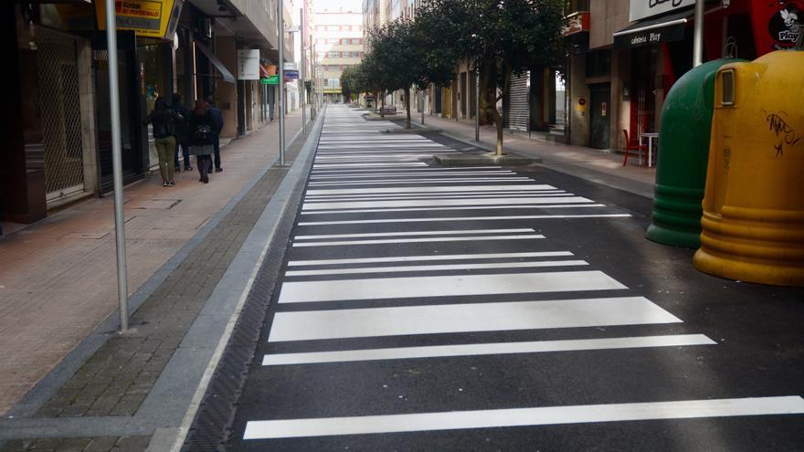 Pontevedra renovará la pintura de señalización horizontal de 90 calles de la ciudad