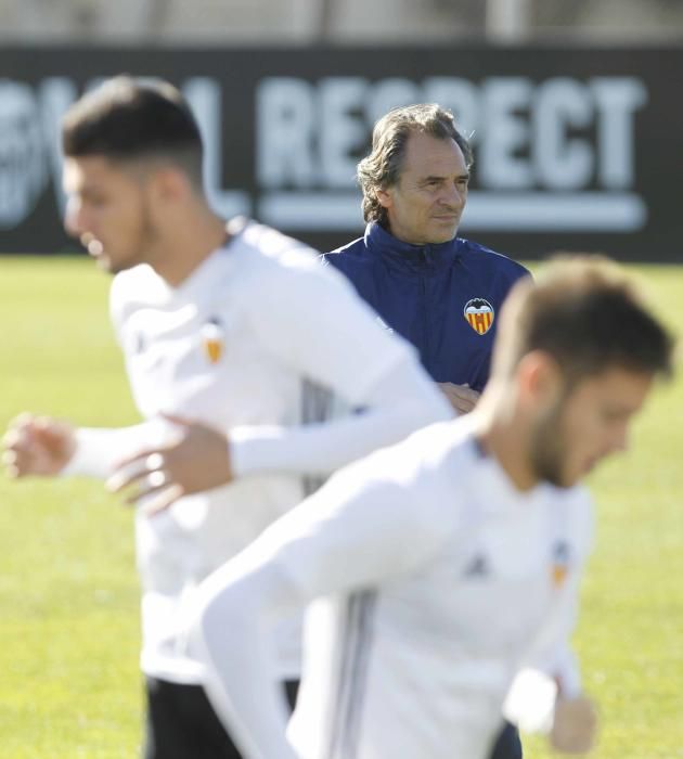 Las mejores imágenes del entrenamiento del Valencia CF