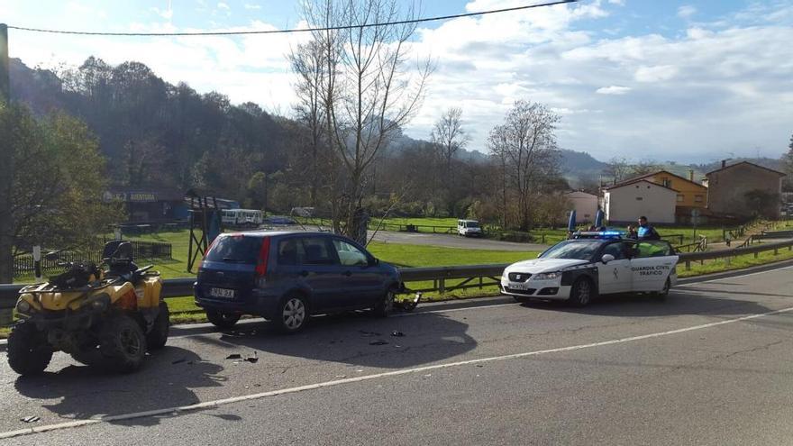 El punto en el que se produjo el accidente.