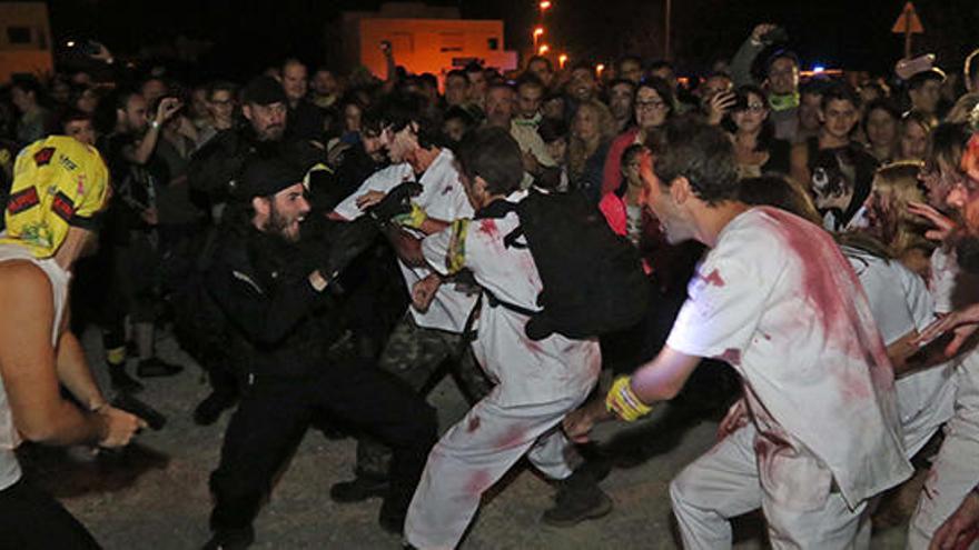 Invasión zombi en Dalt Vila