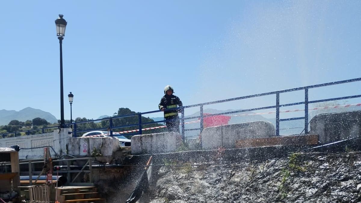 Fuga de gas en Ribadesella.