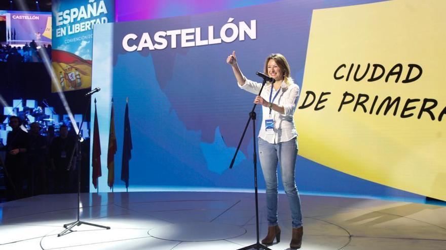 Begoña Carrasco, en su intervención en el cónclave del PP.