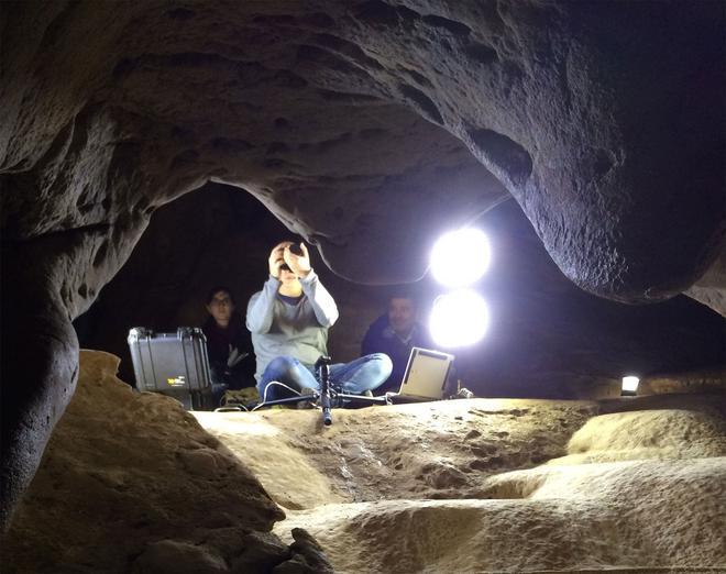 Proceso de digitalización de la cueva
