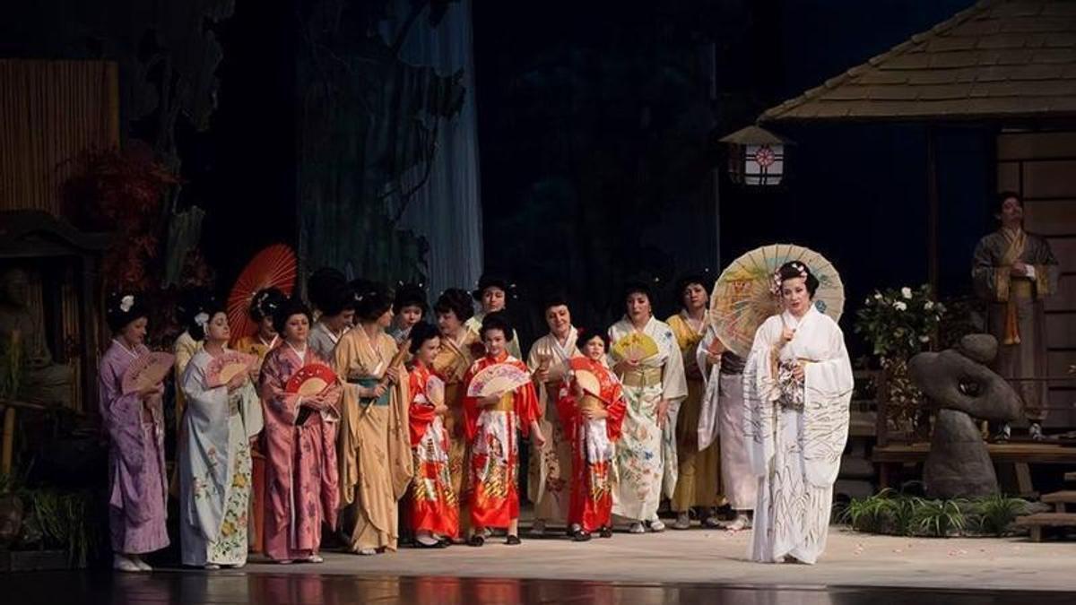 Imagen de archivo de la ópera "Madama Butterfly".