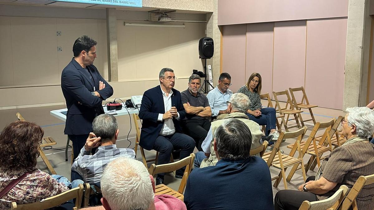 Una de les reunions del Consell de barri.