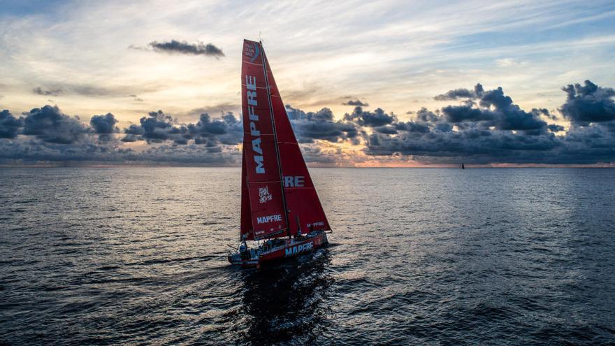 El VO65 MAPFRE, a vista de dron.