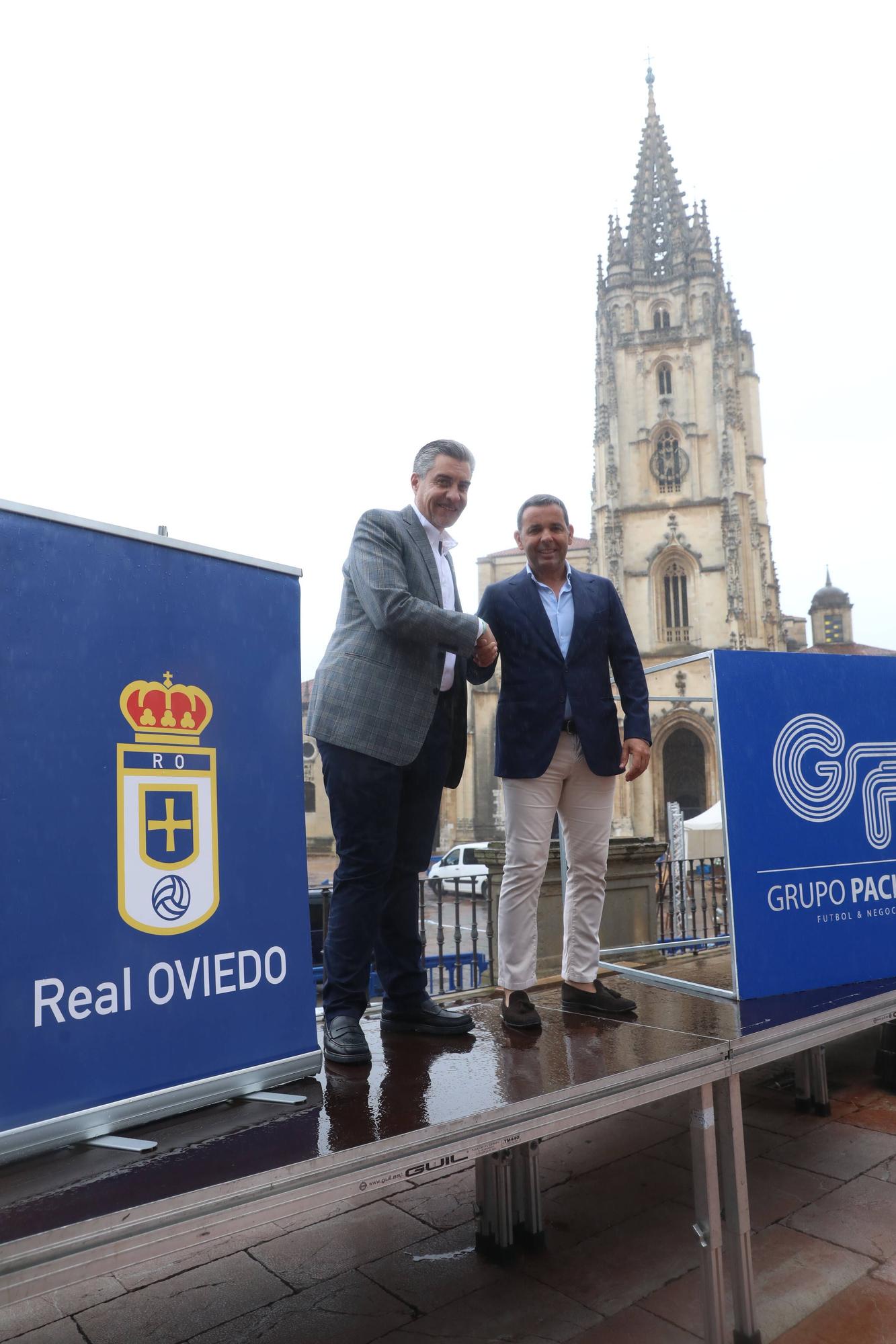 EN IMÁGENES: Presentación de Javi Calleja como entrenador del Real Oviedo