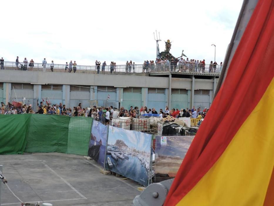 Jornada de puertas abiertas en Águilas con la Armada