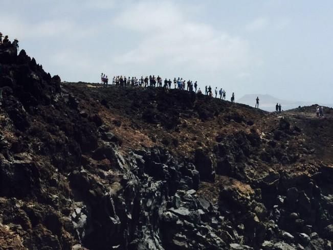 Entierro en La Graciosa de Nauzet Guadalupe Betancort